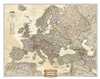 Europe Executive Wall Map - National Geographic. Make a statement with the newest addition to our European Wall Map library. The rich tones of the Political Executive map combine the popular antique look with up-to-date information so that you have a map
