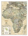 Africa Executive Wall Map - National Geographic. Our executive-style political map of Africa features country boundaries, place names, bodies of water, airports, major highways and roads, and much more. Includes the most accurate and up to date boundaries