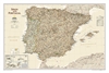 Spain and Portugal Executive National Geographic Wall Map