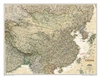 China Executive National Geographic Wall Map. This elegant, richly colored antique-style map of China features the incredible cartographic detail that is the trademark of National Geographic quality. The China Executive wall map accurately shows locations
