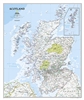 Scotland Political Wall Map - National Geographic. The classic-style Scotland wall map is one of the largest and most detailed maps available. Includes hundreds of named places including primary and secondary towns, counties, political boundaries, infrast