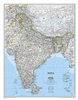 India Classic National Geographic Wall Map