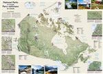 Canada National Parks Wall Map - National Geographic. National Geographic's wall map of Canada's National Parks highlights the magnificent parks, marine conservation areas and historic sites across the country. This French-English bilingual map, is beauti