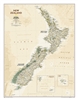 New Zealand Executive Wall Map - National Geographic. The reference map of New Zealand uses National Geographic's Executive style with an antique-style color palette and stunning shaded relief. The map shows this island nation in great detail, from the su