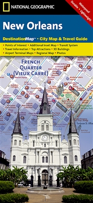 New Orleans National Geographic Destination City Map