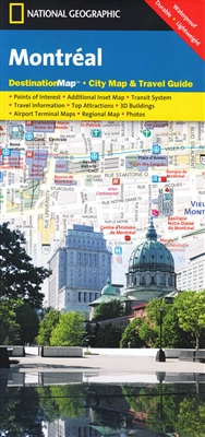 Montreal National Geographic Destination City Map