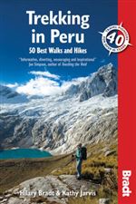 TREKKING IN PERU 50 BEST WALKS AND HIKES.  This ground-breaking guide features classic treks through all the great mountain ranges of Peru.  For the inexperienced walker and the hard-core trekker alike, this guide is a must-have publication.