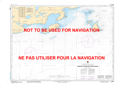 6356 - Hardisty Island to North Head - Canadian Hydrographic Service (CHS)'s exceptional nautical charts and navigational products help ensure the safe navigation of Canada's waterways. These charts are the 'road maps' that guide mariners safely from port