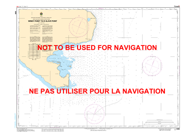 6360 - Windy Point to Slave Point - Canadian Hydrographic Service (CHS)'s exceptional nautical charts and navigational products help ensure the safe navigation of Canada's waterways. These charts are the 'road maps' that guide mariners safely from port to