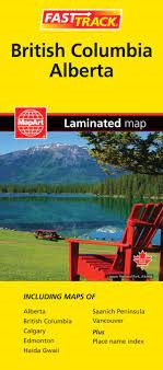 Alberta & BC Travel & Road map. Laminated Fast Track maps are durable, convenient, and take all the wear and tear your journey can dish out. The laminated design allows you to mark your route, make notes, then wipe the surface clean for further use. The c