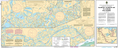 6432 - Kilometer 1500 to Inuvik East Channel chart