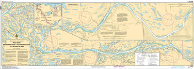 6438 Peel River Mackenzie River to Road Island chart