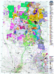 This map showcases the location of the major Oil Sands Players and Projects in the Athabasca, Cold Lake and Wabiskaw regions. You can quickly and easily identify where a company has Oil Sands Leases and Projects.