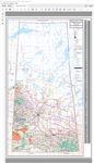 Saskatchewan Strikes and Pools map