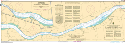 6455 - Mackenzie River map - Kilometer 147 to 205