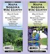 Napa & Sonoma Wine Country Map. The map includes wineries of Napa, Sonoma, Mendocino and Lake Counties California. The map has descriptive text on wine tasting and California varietals. A comprehensive index of wineries has hours, addresses and phone numb