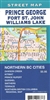 Prince George, Fort St. John, Willliams Lake British Columbia, This street map includes Northern BC cities; Dawson Creek, Kitmat, Prince Rupert, Quesnel, Smithers, Terrace, Northern British Columbia Regional Map