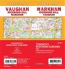 Markham, Richmond Hill Detailed Street Map. Explore the northern neighborhoods of Toronto including Markham, King, Richmond Hill, Vaughan, Whitchurch-Stouffville. It shows transportation, boundaries, services, culture centers, and road designations.