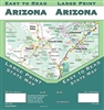 Arizona State USA large print road map. Easy To Read State Folded Map is a must-have for anyone traveling in and around Arizona, offering unbeatable accuracy and reliability at a great price. Our trusted cartography shows all Interstate, U.S., state, and