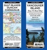 VANCOUVER ISLAND ROAD MAP.  Easy to read including street maps of Gulf Islands, Duncan, Chamainus, Crofton, Duncan, Galiano Island, Maple Bay, Mayne Island, North Cowichan, Pender Island, Salt Spring Island, Thetis Island, and Saturna Island.