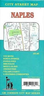 NAPLES FLORIDA STREET MAP. This street map includes coverage of Ave Maria, Bonita Springs, Everglades, Immokalee, Marco Island, Orangetree, and Chokoloskee Island.