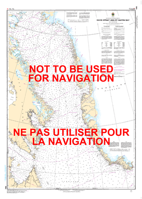 7010 - Davis Strait and Baffin Bay - Canadian Hydrographic Service (CHS)'s exceptional nautical charts and navigational products help ensure the safe navigation of Canada's waterways. These charts are the 'road maps' that guide mariners safely from port t