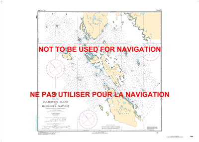 7126 - Culbertson Island to Frobishers Farthest Nautical Chart. Canadian Hydrographic Service (CHS)'s exceptional nautical charts and navigational products help ensure the safe navigation of Canada's waterways. These charts are the 'road maps' that guide