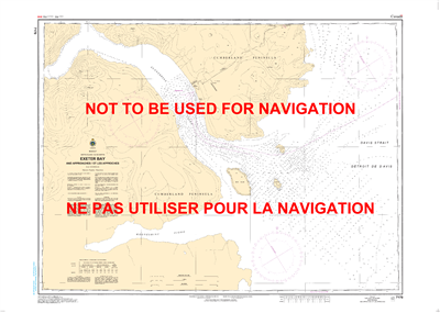 7170 - Exeter Bay and Approaches Nautical Chart. Canadian Hydrographic Service (CHS)'s exceptional nautical charts and navigational products help ensure the safe navigation of Canada's waterways. These charts are the 'road maps' that guide mariners safely