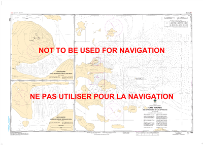 7193 - Cape Hooper and Approaches Nautical Chart. Canadian Hydrographic Service (CHS)'s exceptional nautical charts and navigational products help ensure the safe navigation of Canada's waterways. These charts are the 'road maps' that guide mariners safel