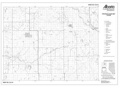 72E10R Alberta Resource Access Map