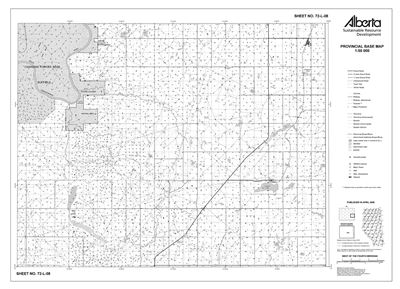 72L08R Alberta Resource Access Map