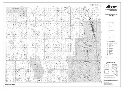 72L11R Alberta Resource Access Map