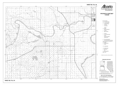 72L16R Alberta Resource Access Map