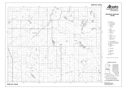72M09R Alberta Resource Access Map