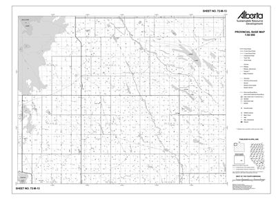 72M13R Alberta Resource Access Map