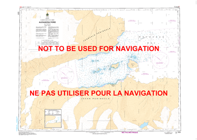 7371 - Alexandra Fiord Nautical Chart. Canadian Hydrographic Service (CHS)'s exceptional nautical charts and navigational products help ensure the safe navigation of Canada's waterways. These charts are the 'road maps' that guide mariners safely from port