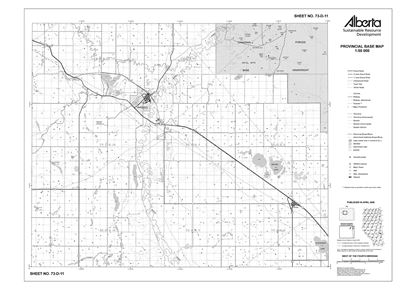 73D11R Alberta Resource Access Map