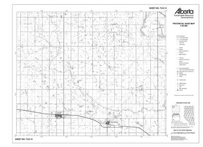 73D13R Alberta Resource Access Map