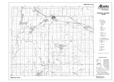 73E12R Alberta Resource Access Map