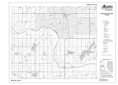 73E13R Alberta Resource Access Map