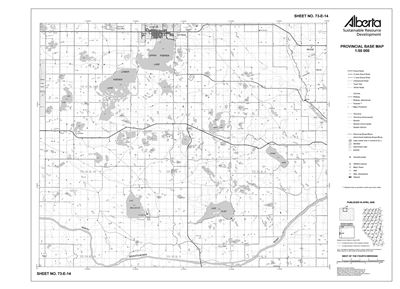 73E14R Alberta Resource Access Map