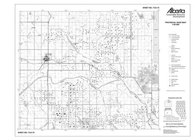 73E15R Alberta Resource Access Map