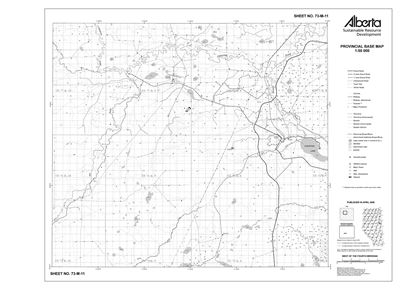 73M11R Alberta Resource Access Map