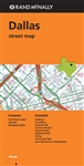 Dallas Texas Street Map. Communities include Addison, Carrollton, Cockrell Hill, Farmers Branch, Highland Park, Irving, University Park plus downtown enlargement. Shows all Interstate, US state, and county highways, along with clearly indicated parks, poi