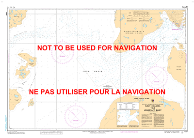 7489 - Navy Channel to Longstaff Bluff Nautical Chart. Canadian Hydrographic Service (CHS)'s exceptional nautical charts and navigational products help ensure the safe navigation of Canada's waterways. These charts are the 'road maps' that guide mariners