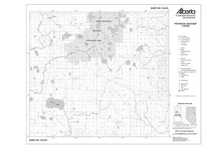 74D03R Alberta Resource Access Map