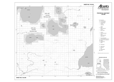 74D08R Alberta Resource Access Map