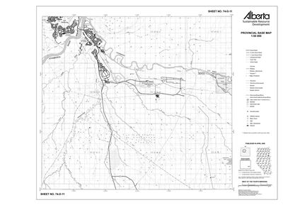 74D11R Alberta Resource Access Map