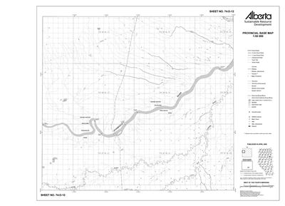 74D12R Alberta Resource Access Map