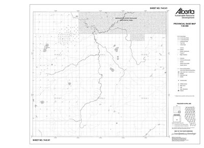 74E01R Alberta Resource Access Map